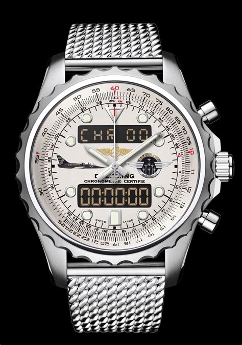 limited edition breitling chronospace jet team watch|Pre.